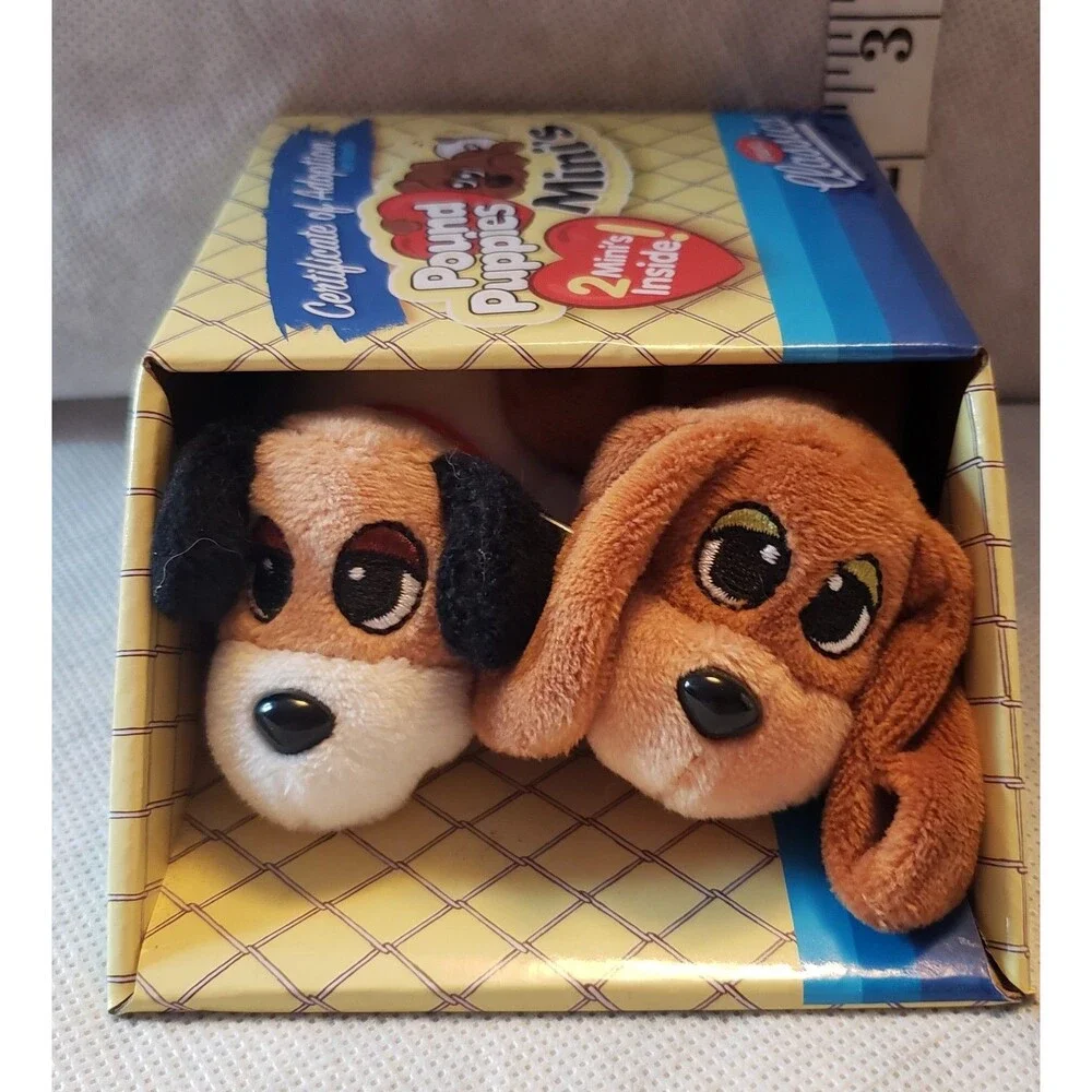 Pound Puppies Mini Classics 5-inch Brand New 2 Minis Inside